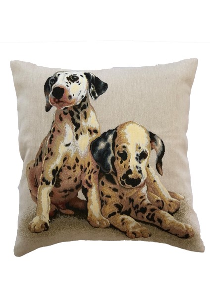 Belıeve Köpek Goblen Kırlent 45*45 cm