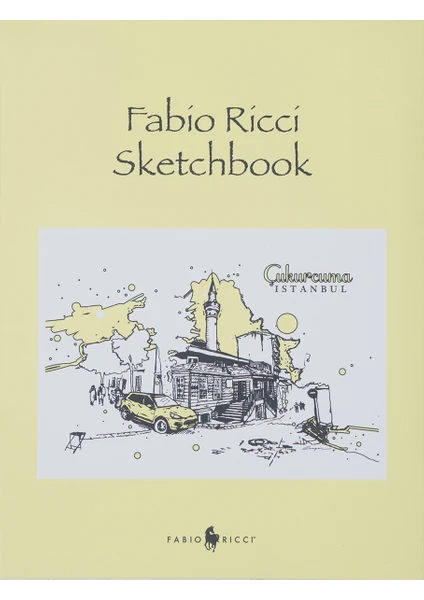 Fabio Ricci Sketchbook Çizim Defteri 19 x 25 cm Sarı