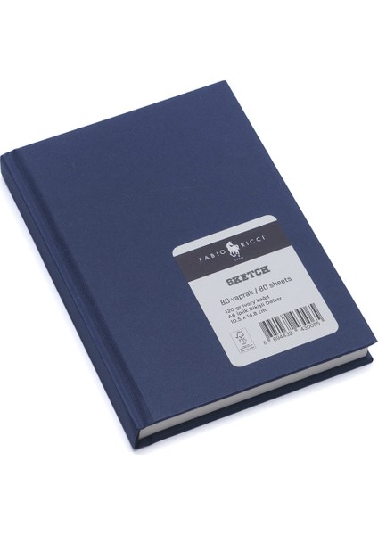 Skecth A6 Ciltli Çizim Defteri 10,5 x 14,8 cm Lacivert fiyatları