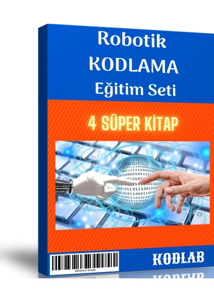 Enine Boyuna Eğitim Robotik Kodlama Kitap Seti (4 Süper Kitap)
