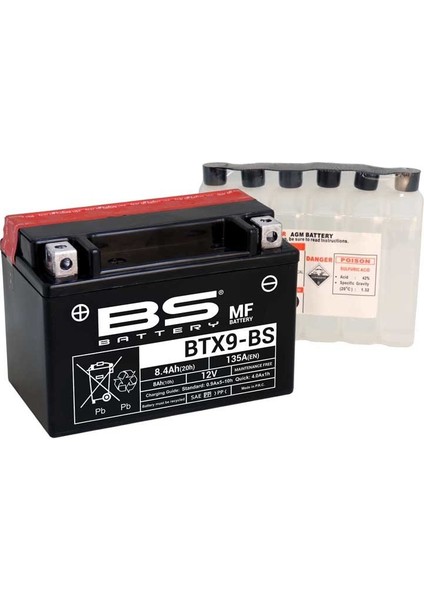 Hyosung Aquila 125 Akü Btx9- Mf 2001-2010