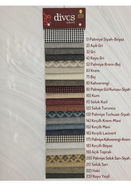 Begonvil Keten Serisi Premium 1. Kalite Döşemelik Kumaş 2