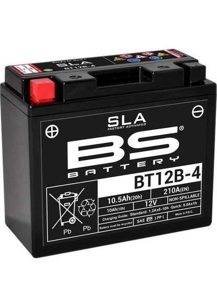 Ducati 1200 Monster S Akü BT12B-4 Sla 2014-2020