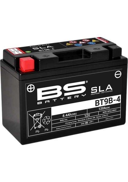 Yamaha Yzf R6 Akü BT9B-4 Sla 2001-2005