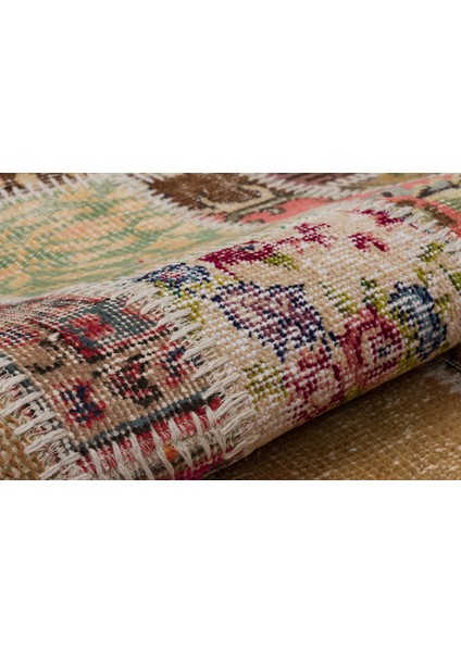 Eşsiz Anadolu Patchwork El Dokuma Halı 80 x 250 cm 5591