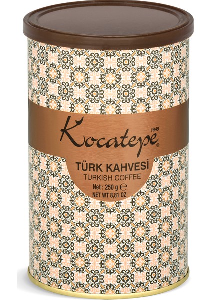 Kocatepe Kahve Kocatepe Türk Kahvesi 250 gr Teneke x 3 'lü