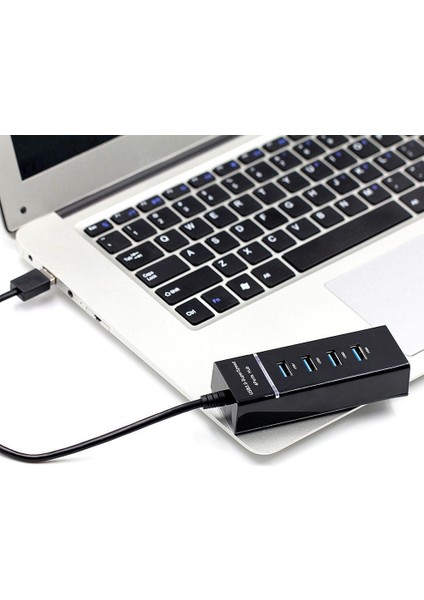 4360 4 Port USB 3.0 Hub Switch Çoklayıcı Çoğaltıcı Adaptör