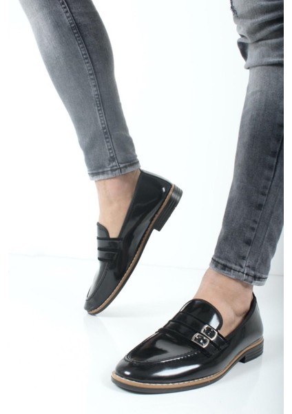 Tomms Erkek Loafer Çift Tokalı Ayakkabı BONARELLI-010