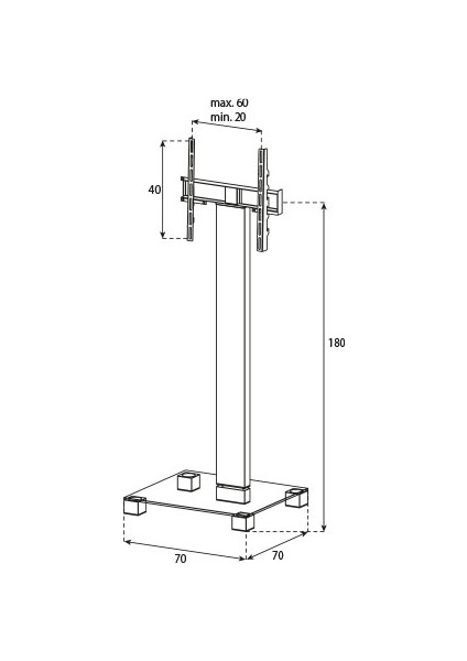 Pr 2550 63" Tv Standı