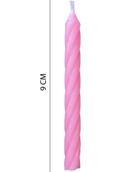 Mum - Pasta Mumu - 50 Adet - Pembe - 9cm