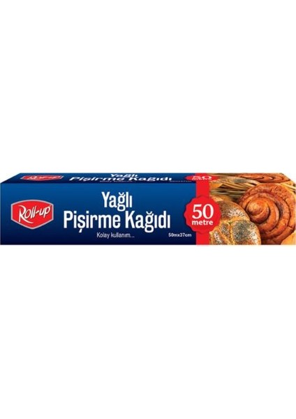 Silikonlu Pişirme Kağıdı 37CM x 50 M 1 Paket