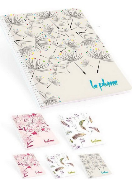 La Plume 17 x 22 100 Yaprak Çizgili Pp Kapak Spiralli Defter 322051-99