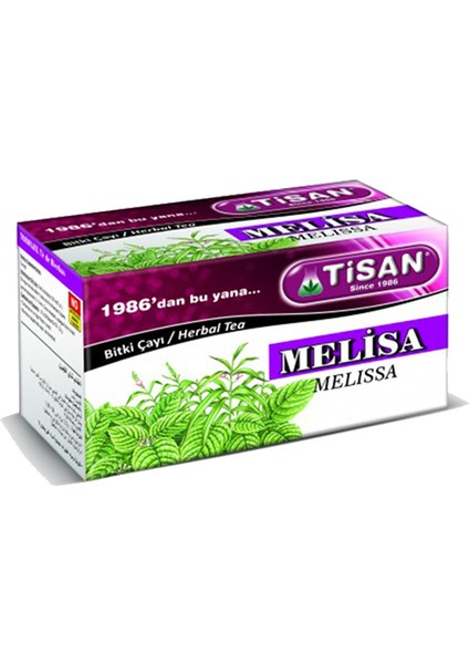 Melisa Bitki Çayı 20 Süzen Poşet