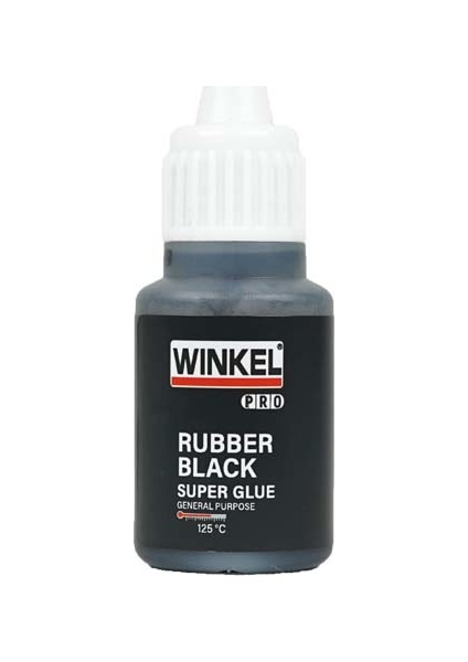 Rubber Black Plastik Hızlı Yapıştırıcı Siyah Renk 20 gr