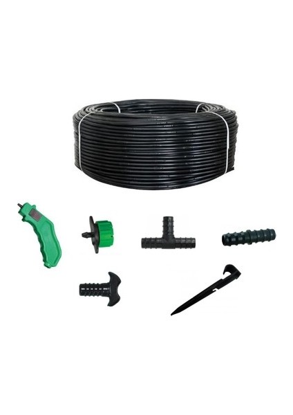 Damlama Sulama Borusu Düz 16 mm 100 mt
