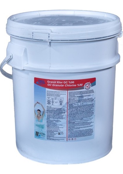 %90'lık Toz Klor 25 kg Deep Blue