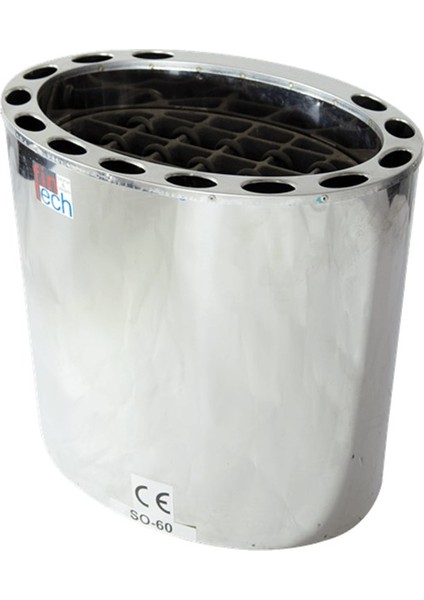 Round 3kw Sauna Isıtıcısı Harici Kumandalı 4m³