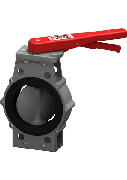 Pvc Yüksek Mukavemetli Kelebek Vana 225MM