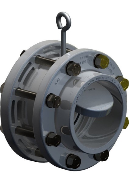 Pvc Komple Tak-Çıkar Çalpara Çekvalf 90MM