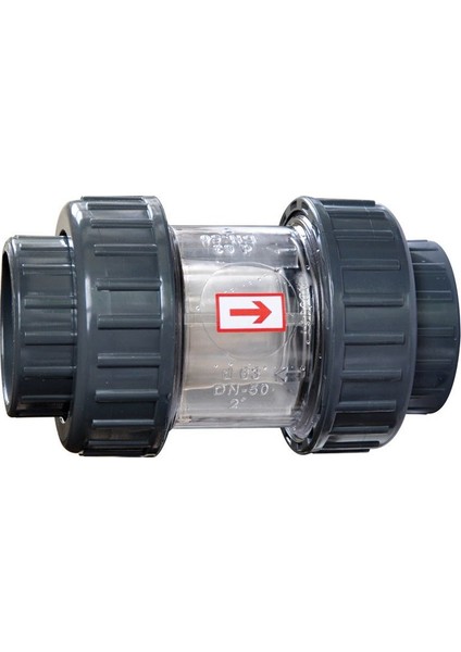 Pvc Yaylı Çekvalf Şeffaf 90MM