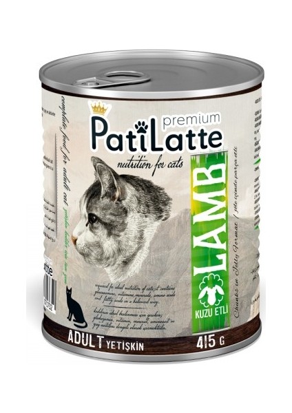 Pati Latte  Kuzu Etli Kedi Maması 415 X24