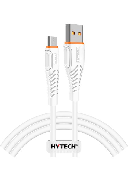 HY-X235 3A Micro USB Data Veşarj Kablosu Beyaz