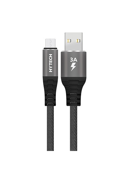 HY-X2102M 3A Micro USB Data ve Sarj Kablosu Gri