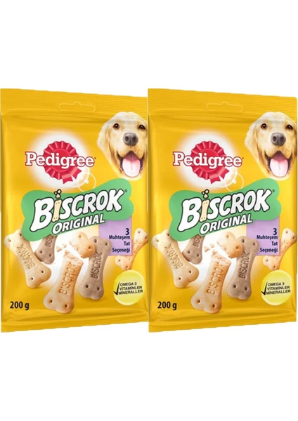 Pedigree Biscrock Köpek Ödül Mamaları 200 gr x 2 Adet