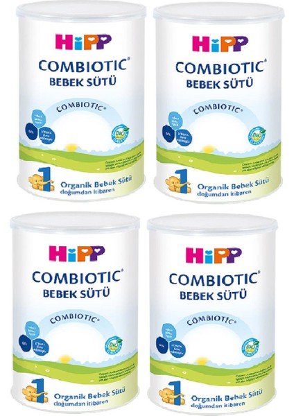 1 Organik Combiotic Bebek Sütü 350 gr x 4 Adet