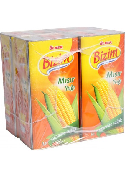 Bizim Mısır Yağı 5 Lt - 4'lü