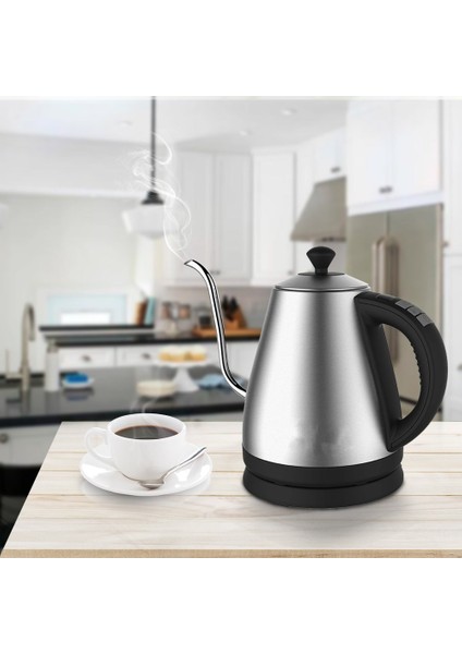 Gooseneck Drip Kettle Elektrikli Kahve Demleme Su Isıtıcı