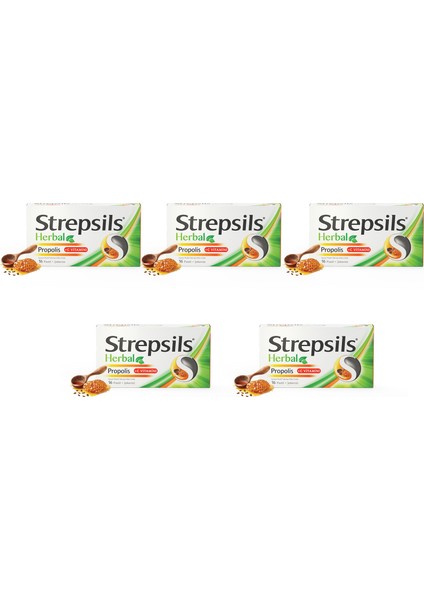 Herbal Propolis 16 Pastil 5'li Paket
