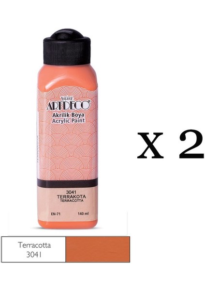 Akrilik Boya 2'li 140 ml Renk Seçmeli Canlı ve Pastel