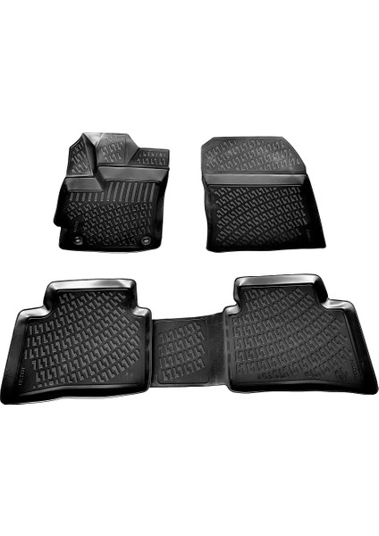 Toyota Corolla 3D Paspas Havuzlu Sedan 2019 Sonrası Siyah Caraks Marka