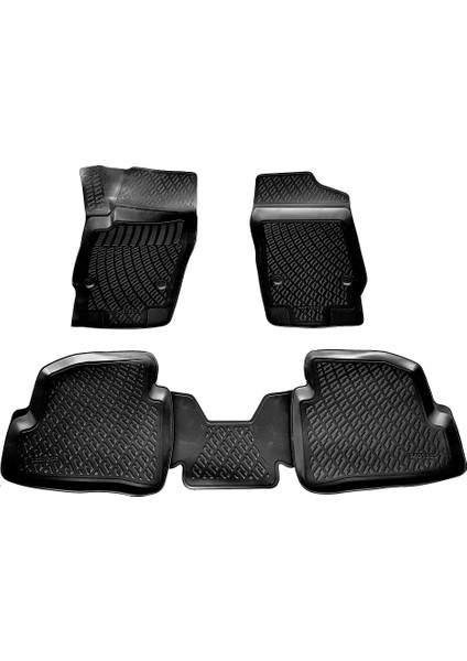 Skoda Fabia 3D Paspas Havuzlu Sedan 2000 - 2007 Arası Siyah Friemats Marka