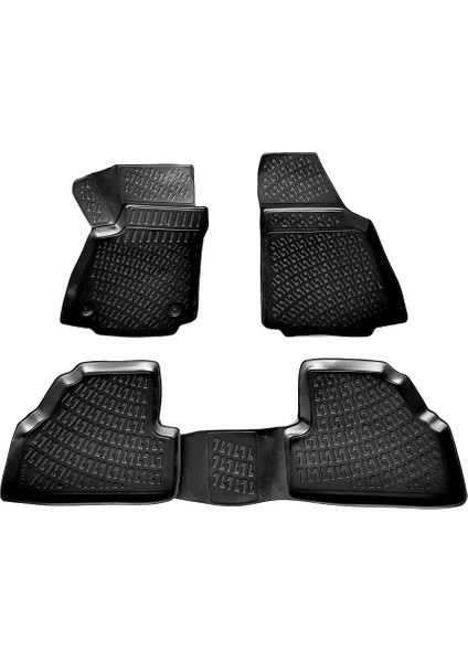 Opel Mokka 3D Paspas Havuzlu 2012 - 2016 Arası 4 Parça Siyah Caraks Marka