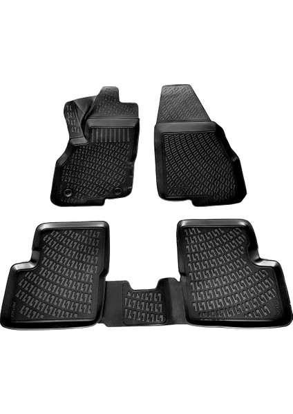 Grande Punto ve Evo 3D Paspas Havuzlu 2006 - 2017 Arası Siyah Caraks Marka