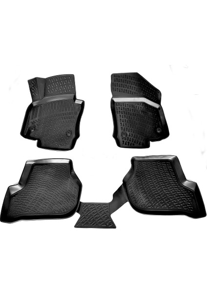 Seat Leon 3D Paspas Havuzlu Hb 2006-2012 Arası Siyah Caraks Marka