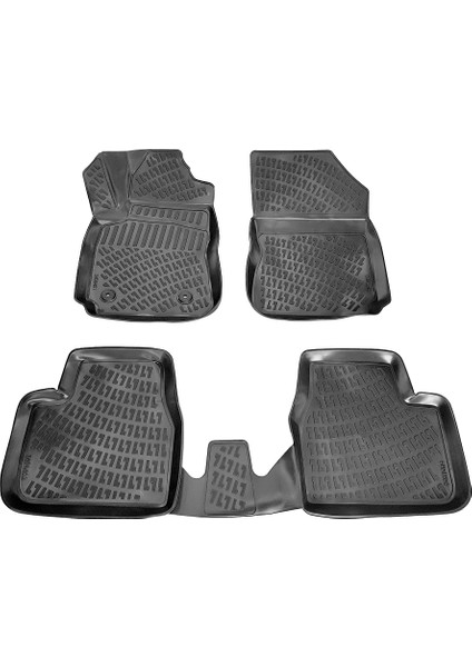 Citroen C4 Cactus 3D Paspas Havuzlu 2015 - 2020 Arası Siyah Caraks Marka