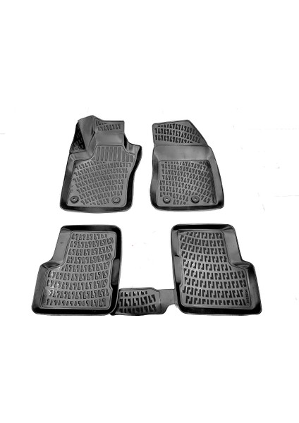 Fiat 500X 3D Paspas Havuzlu 2015 - 2020 Arası Siyah Caraks Marka