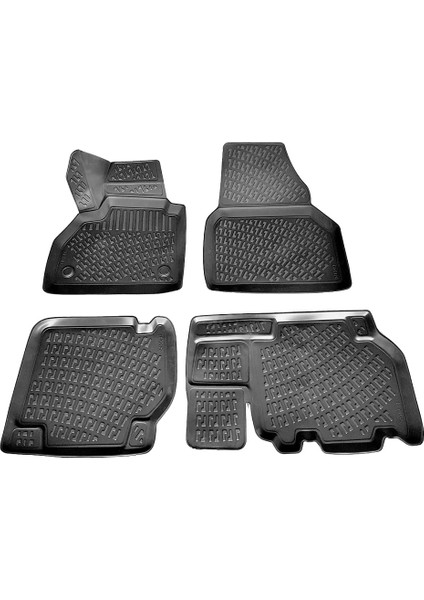 Renault Kangoo 2 3D Paspas Havuzlu 2015 - 2020 Arası Siyah Friemats Marka