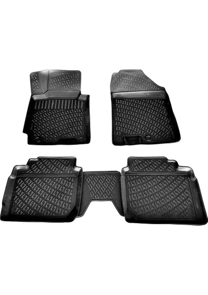 Kia Cerato 3D Paspas Havuzlu 2004 - 2009 Arası Siyah Caraks Marka