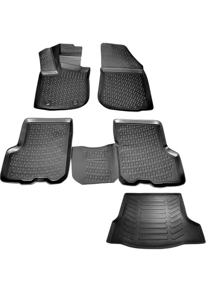 Renault Symbol 3D Havuzlu Paspas + Bagaj Havuzu 2013 Sonrası Caraks Marka