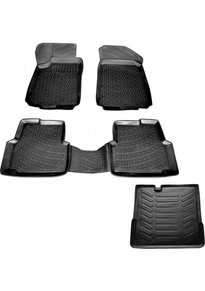 Chevrolet Aveo Sd 3D Havuzlu Paspas+Bagaj Havuzu 2011 Sonrası Caraks Marka