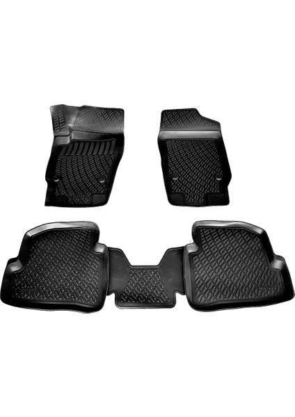 Skoda Fabia 3D Paspas Havuzlu Hb 2014 - 2020 Arası Siyah Friemats Marka