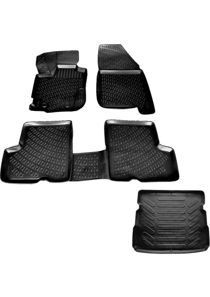 Dacia Duster 4x4 3D Havuzlu Paspas + Bagaj Havuzu 2018 Sonrası Caraks Marka