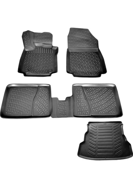 Renault Symbol 3D Havuzlu Paspas+Bagaj Havuzu 2008-2012 Arası Caraks Marka