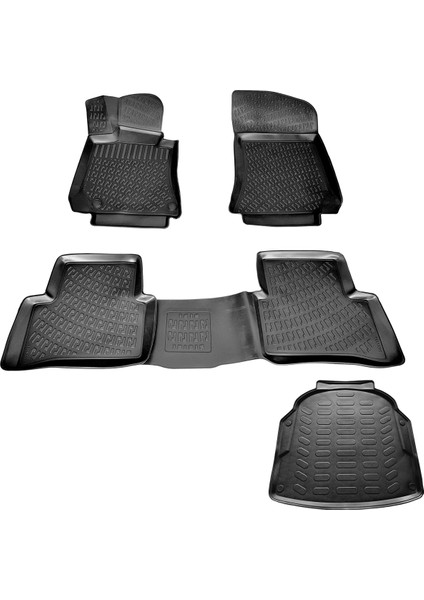 Mercedes W213 3D Havuzlu Paspas+Bagaj Havuzu P.setli 2016 Sonrası Caraks Marka