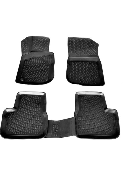 Citroen C3 3D Paspas Havuzlu 2003 - 2009 Arası Siyah Friemats Marka