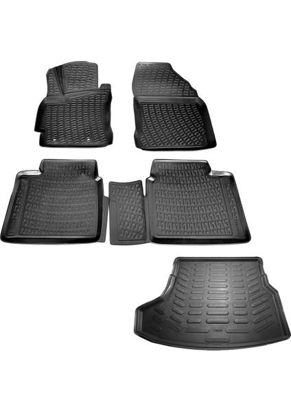 Toyota Corolla 3D Havuzlu Paspas+Bagaj Havuzu 2013-2018 Arası Caraks Marka